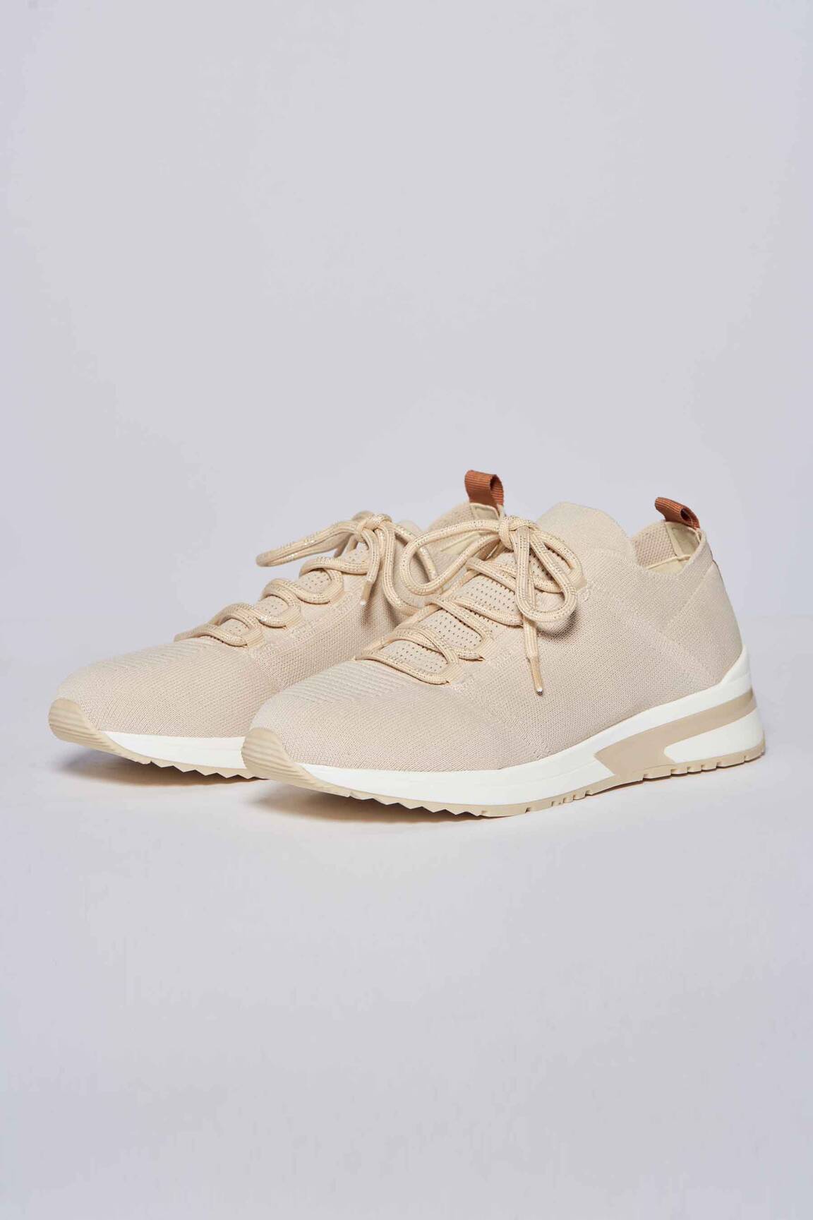 La Strada Baskets Femme couleur beige