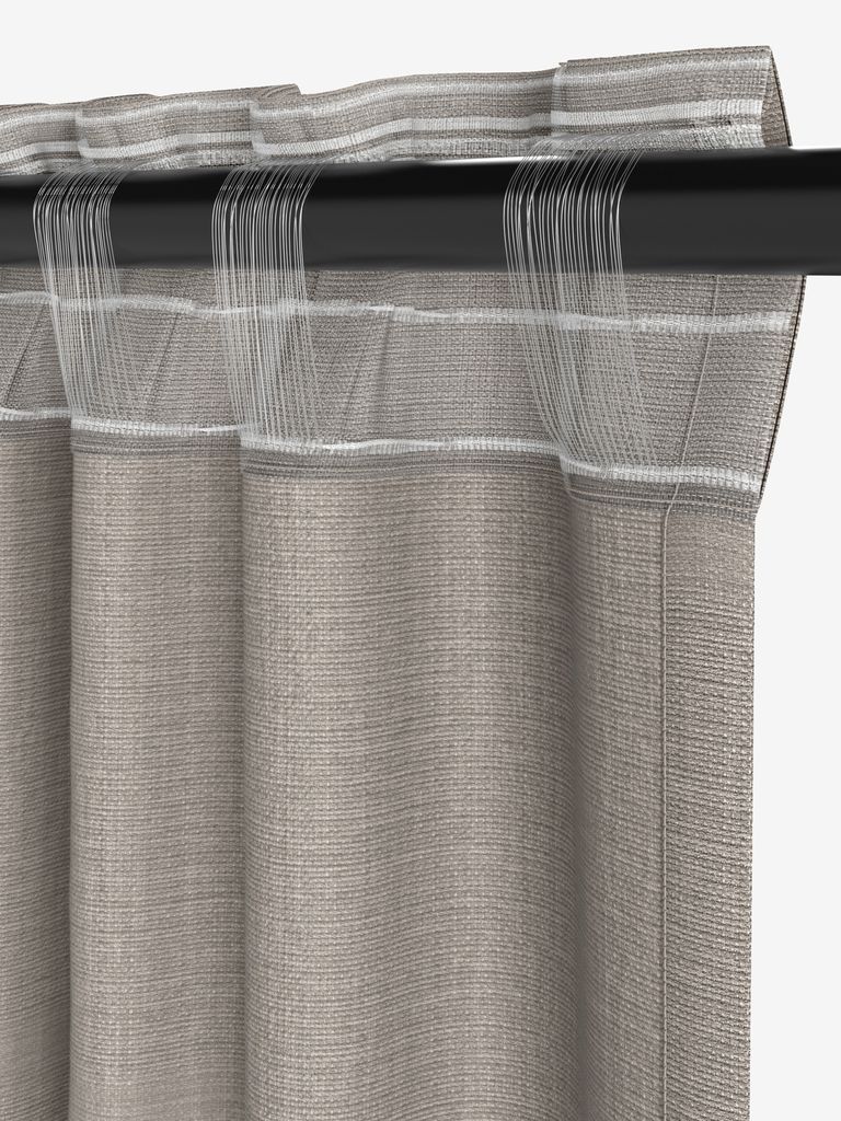 Cortina GODDO GODDO 1x135x245cm areia escura