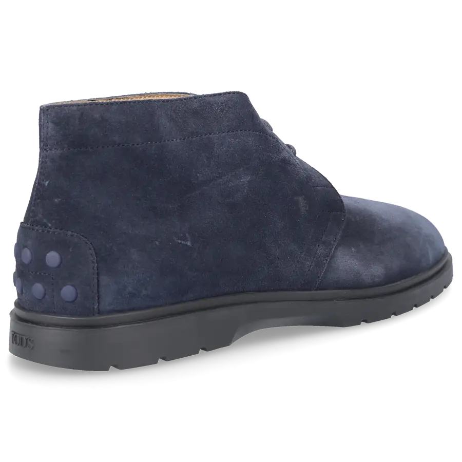 Tod's - Stiefeletten M59K00 Veloursleder - blau