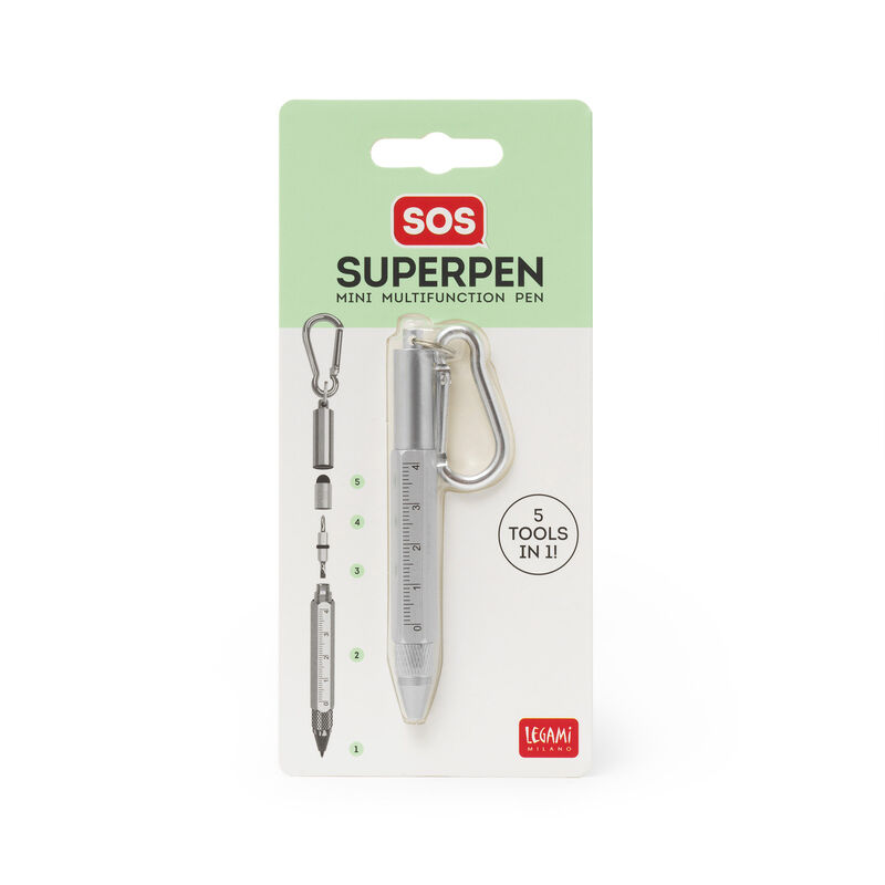 Mini bolígrafo multifunción - SOS Superpen