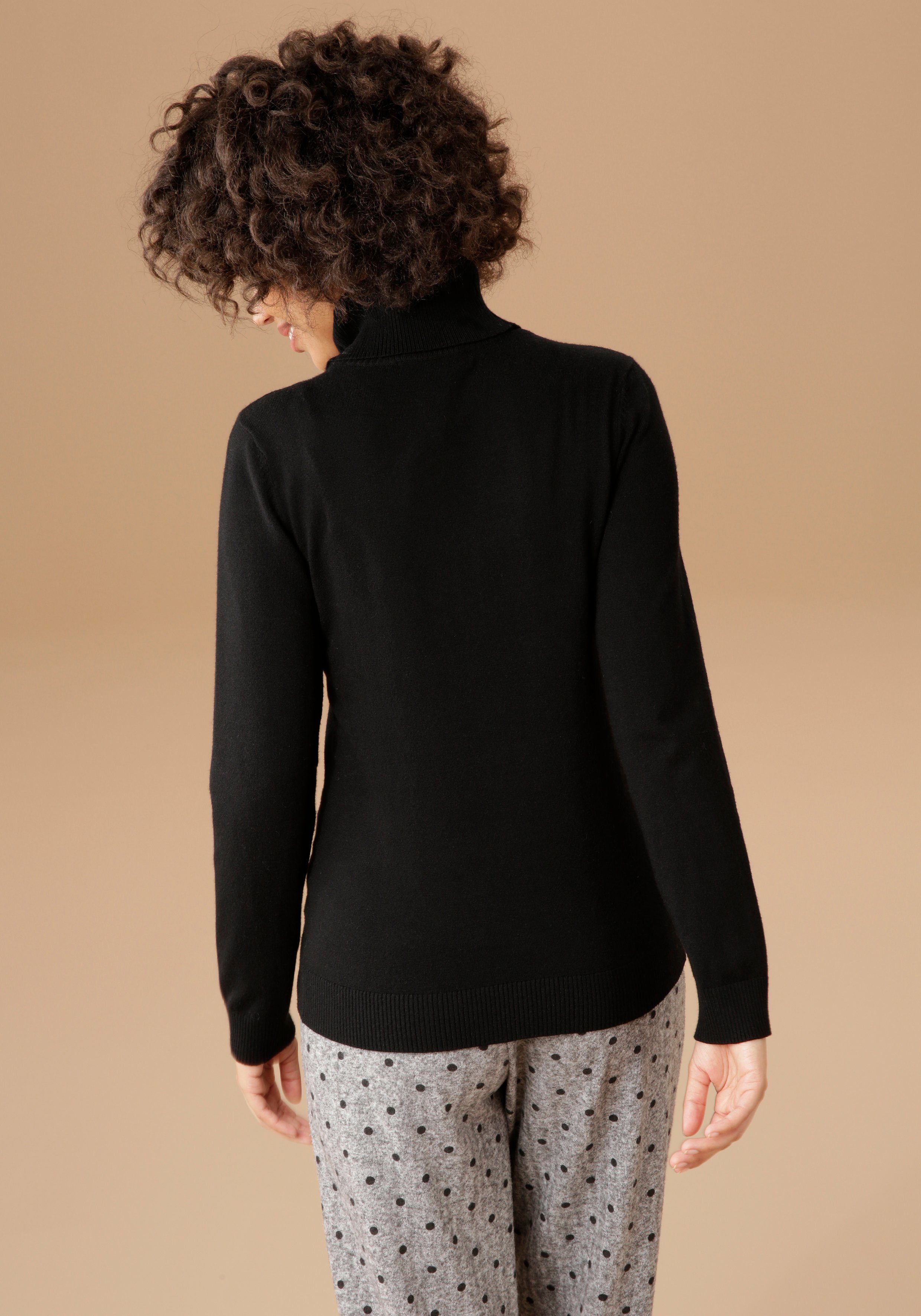 Aniston CASUAL Strickpullover mit Rollkragen