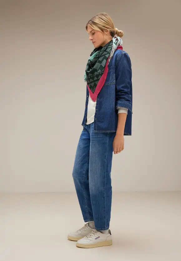 Street One Quadratisches Twill Tuch