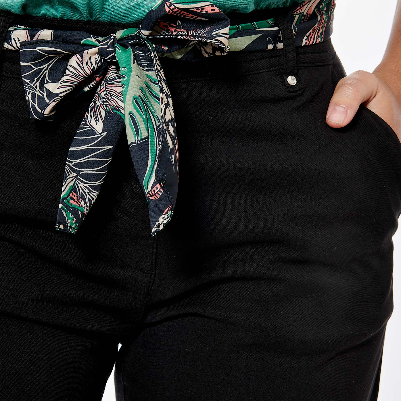 ALBAN  Pantalon noir Femme