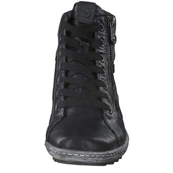 Remonte Ankle Schnürer in schwarz