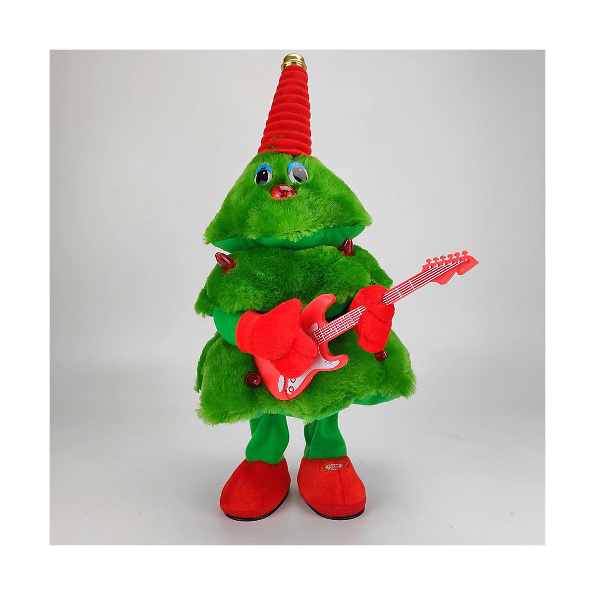 Spielzeug für den Weihnachtsbaum Elektrischer Plüsch Tanzender Weihnachtsbaum Spielzeug