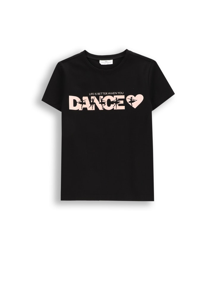 Coccodrillo T-Shirt mit kurzen Ärmeln in schwarz günstig kaufen