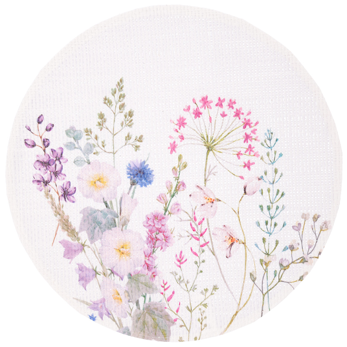 Platzset mit Blumen-Motiv