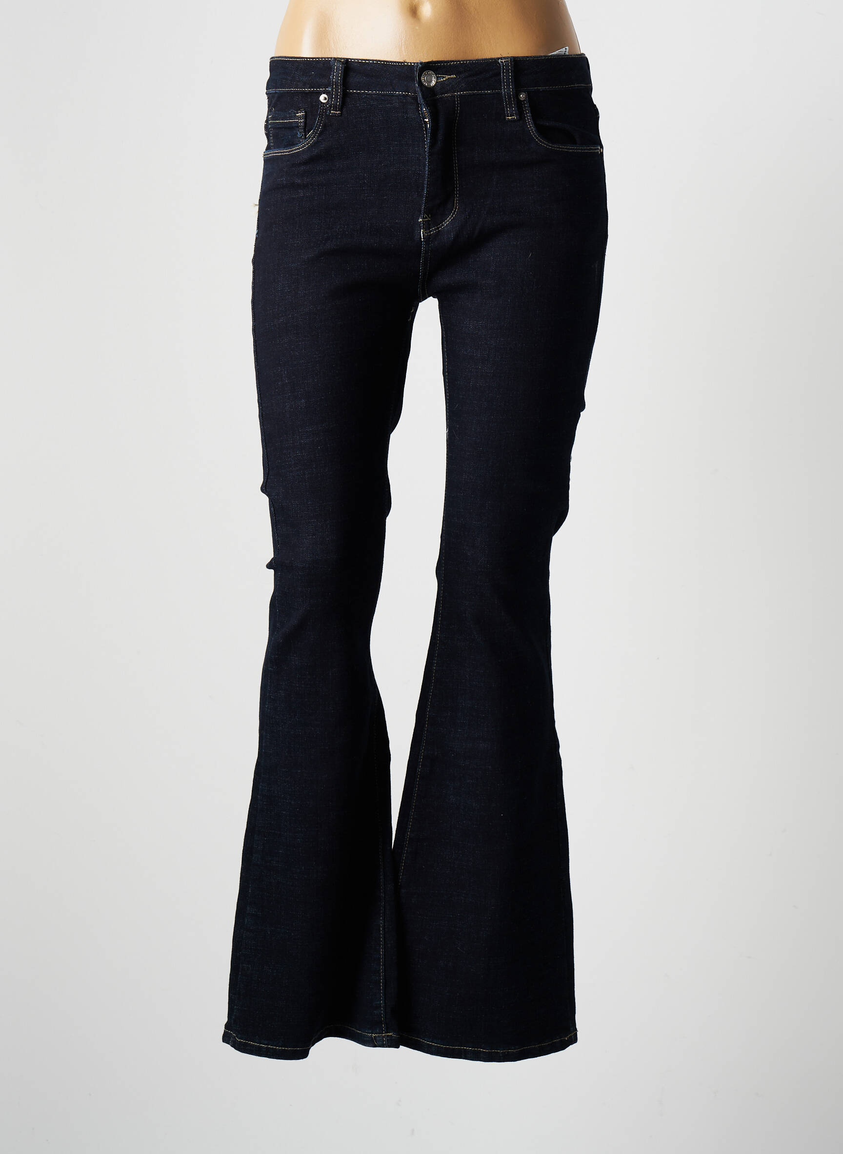 Colorful Jean Flare Femme couleur bleu