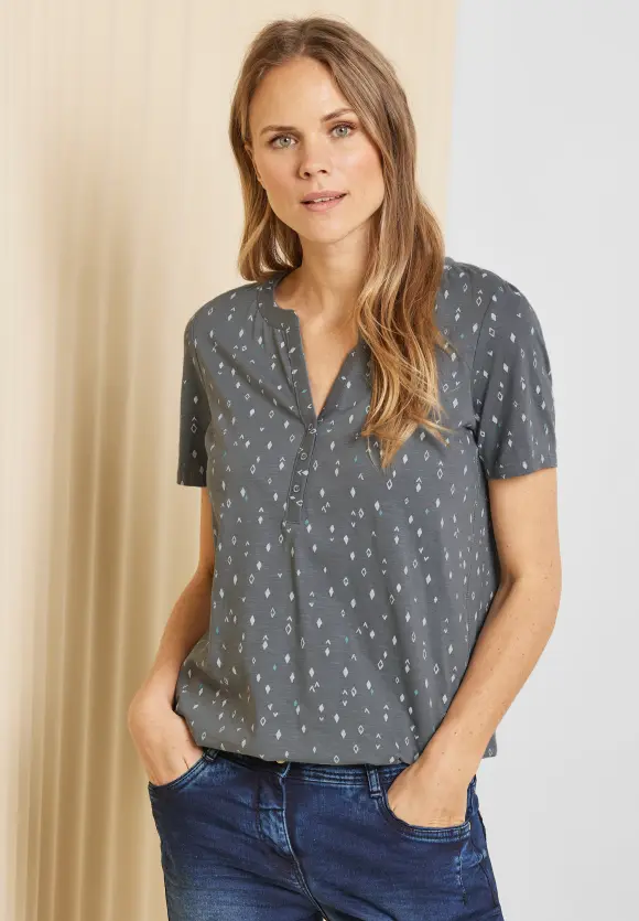 CECIL Tunikashirt mit Minimalprint