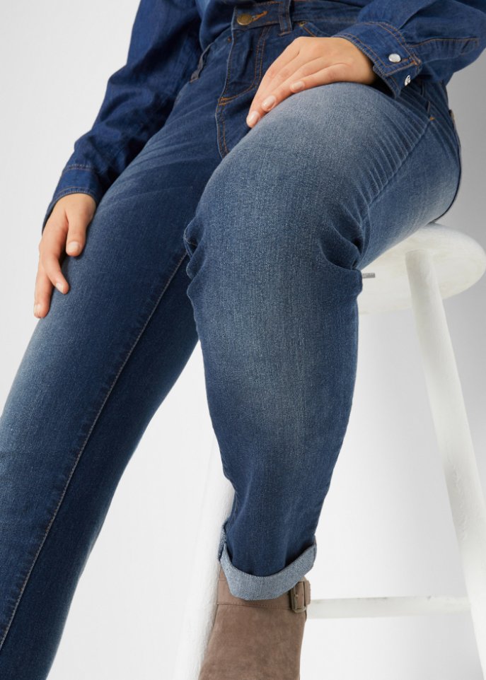 Komfort-Stretch-Jeans, Straight