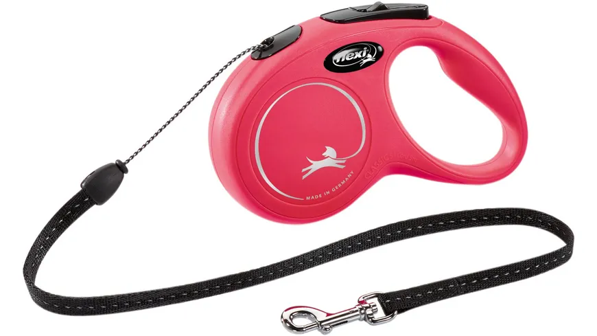 flexi Seil-Leine New Classic rot S 5 m Hundezubehör