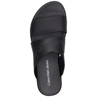 Calvin Klein Flatform Sandal Webbing in schwarz
