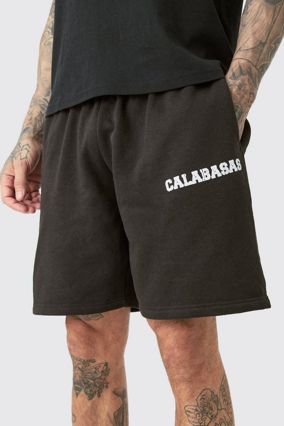 Tall lockere Jersey-Shorts