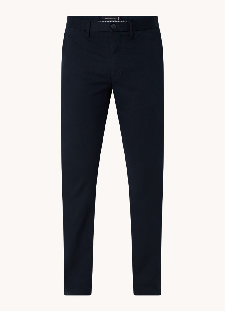 Pantaloni chino Tommy Hilfiger Denton cu croială dreaptă și buzunare laterale