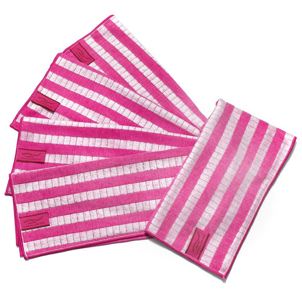 Das Blaue Wunder® Geschirrtuch EXTRA aus Bambusfasern für Küche und Haushalt, (5-tlg., Set: 60 x 40cm), Reinigen und Trocknen, Waschbar bis 95°C