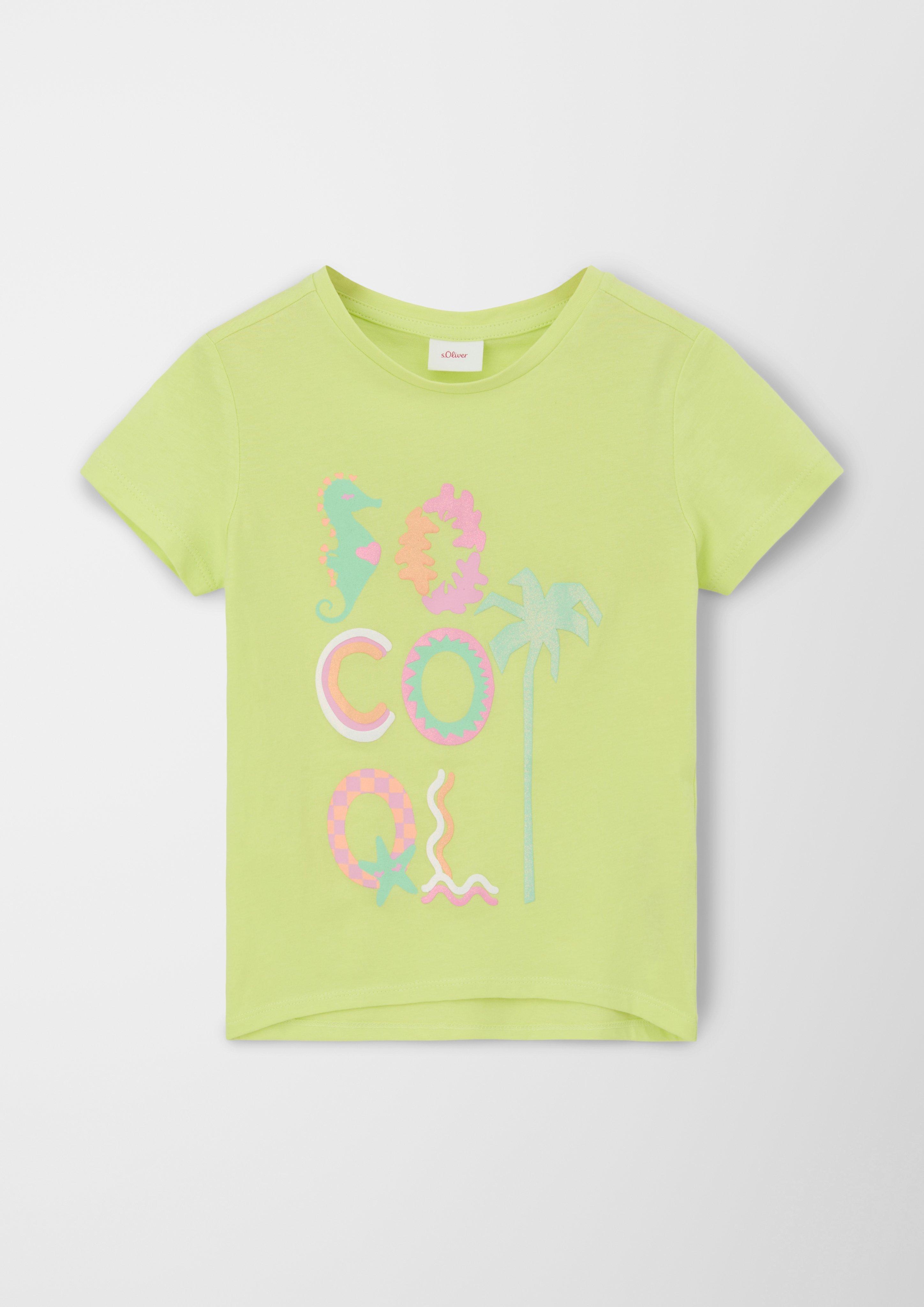 Print-Shirt mit Glitzereffekt  2130563-7016