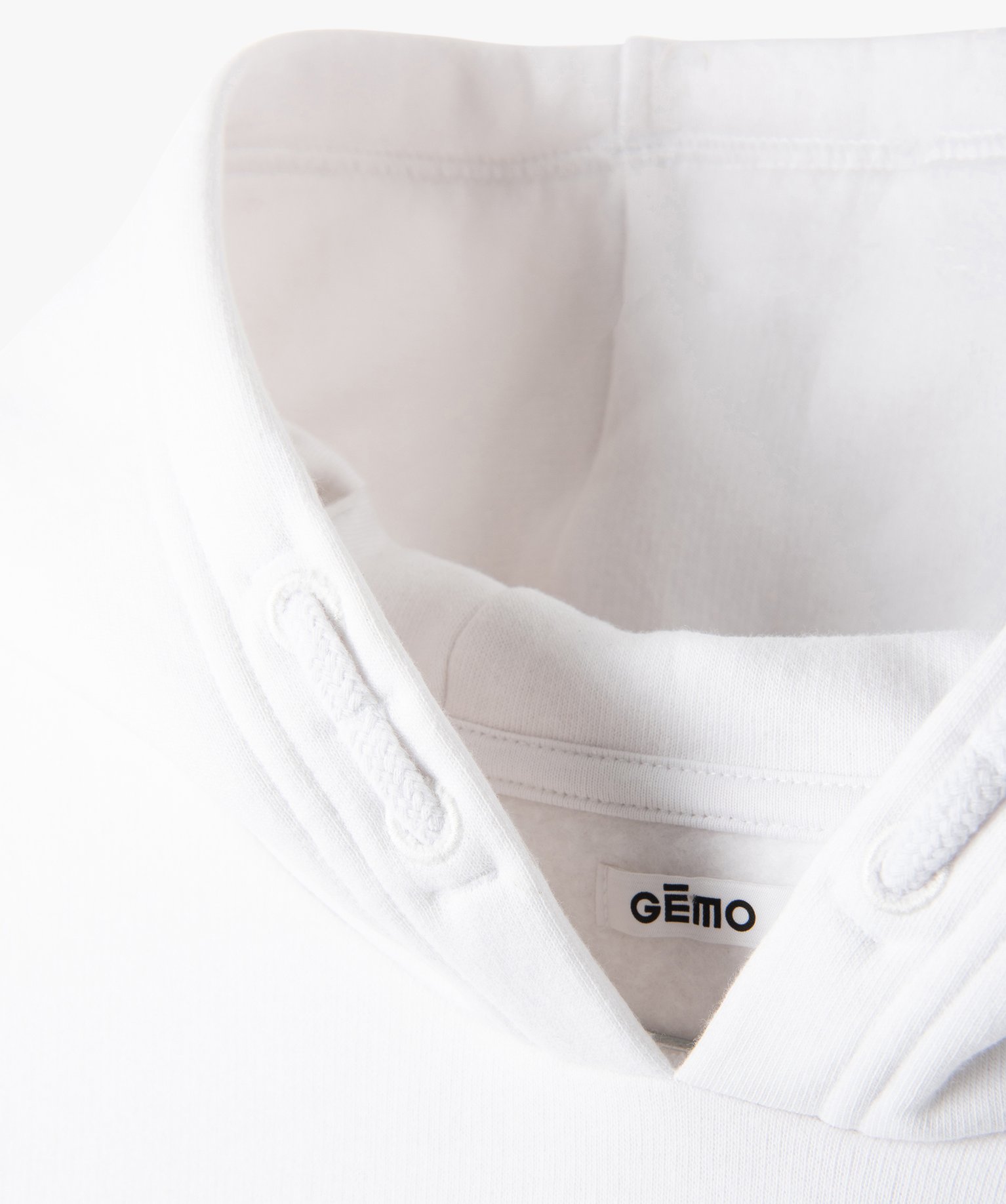 Sweat molletonné à capuche Garçon blanc | GEMO