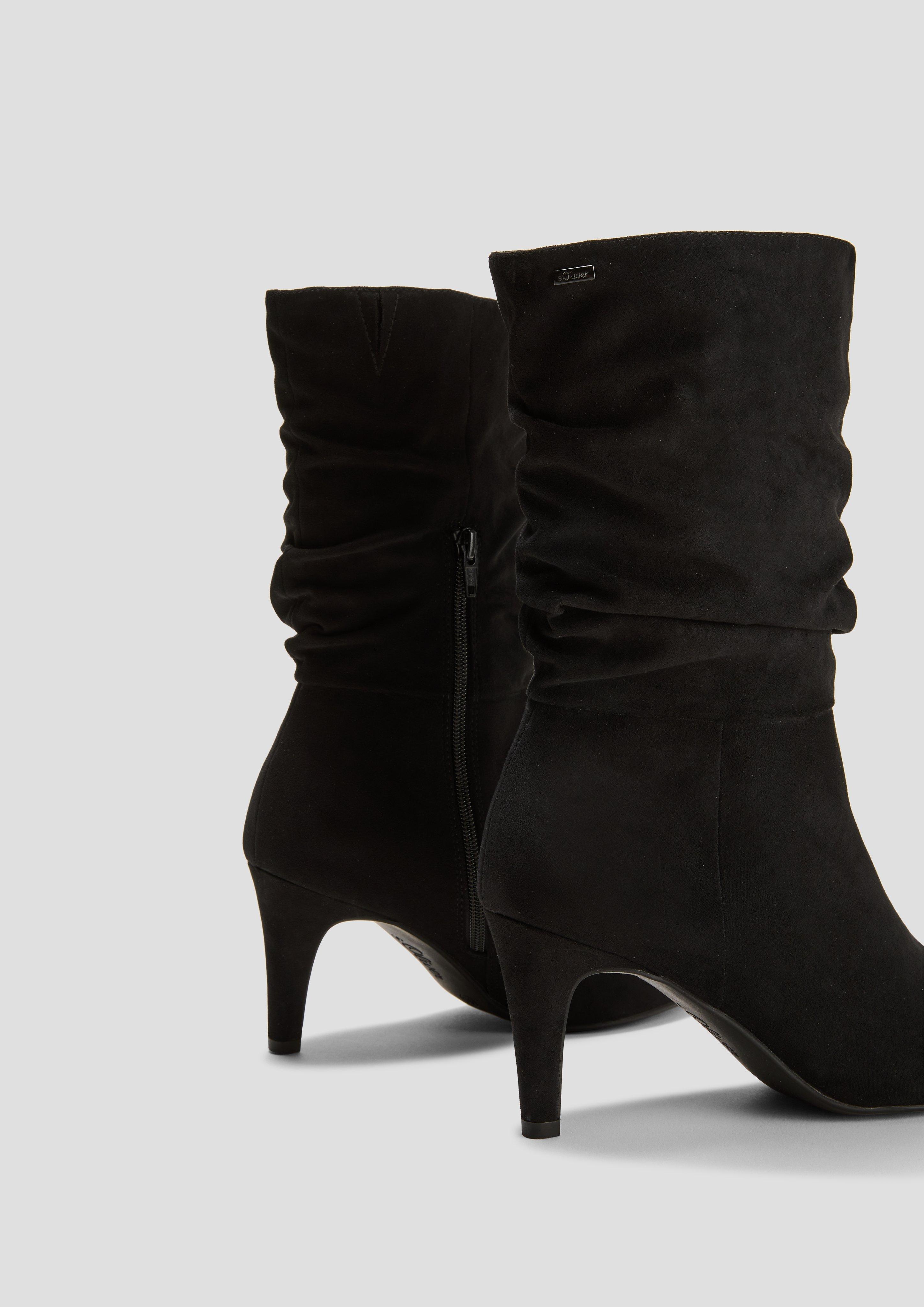 Stiefel in Veloursleder-Optik  6008293-001