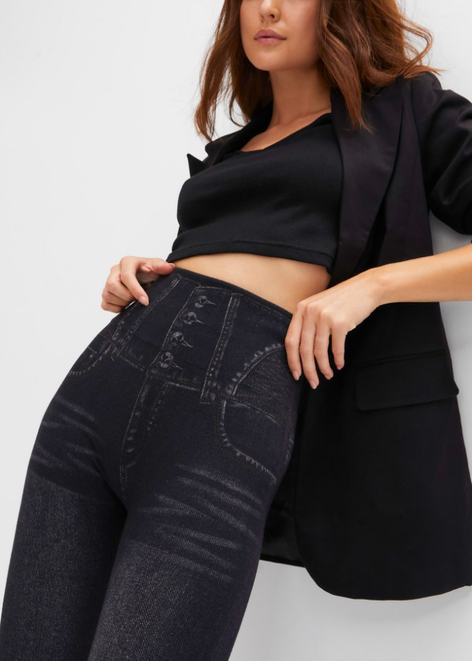 Shape Seamless Leggings Jeansoptik mit starker Formkraft