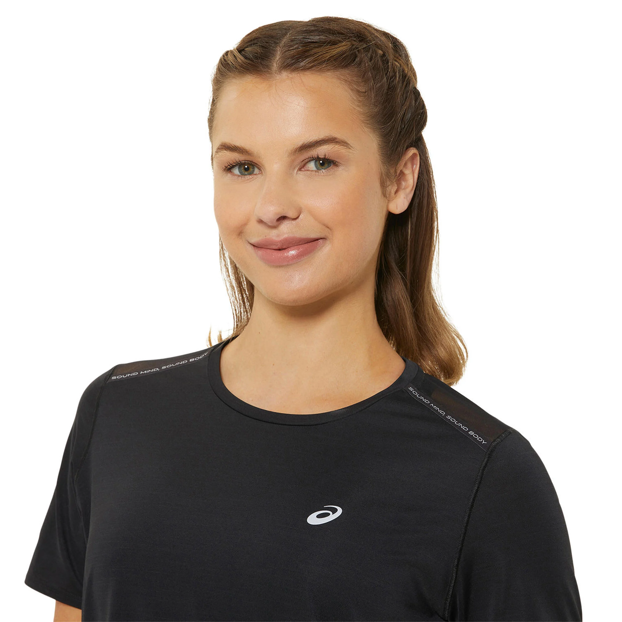 Road Laufshirt Damen - Schwarz