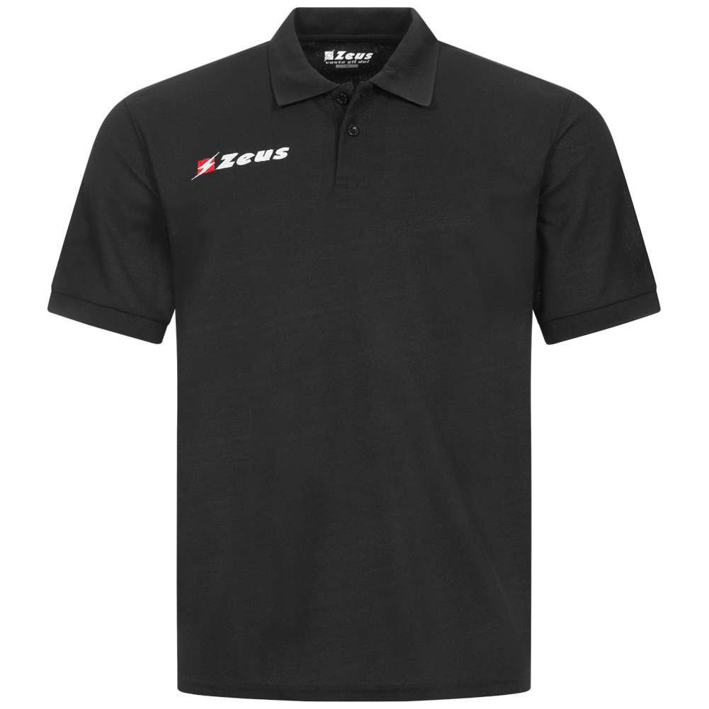 Zeus Basic Herren Poloshirt schwarz