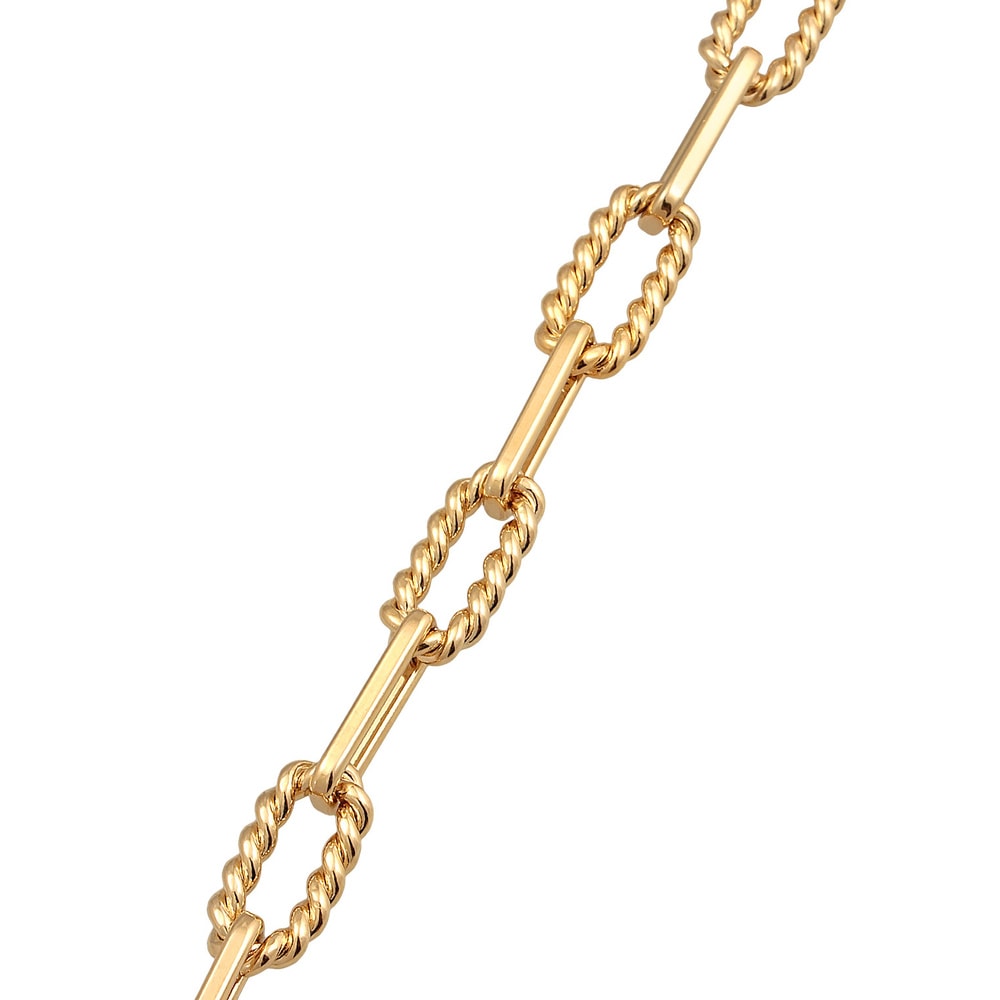 Elli Elli Collier Femmes Maillons Angulaires Tendance Basique Couleur Or Bijoux
