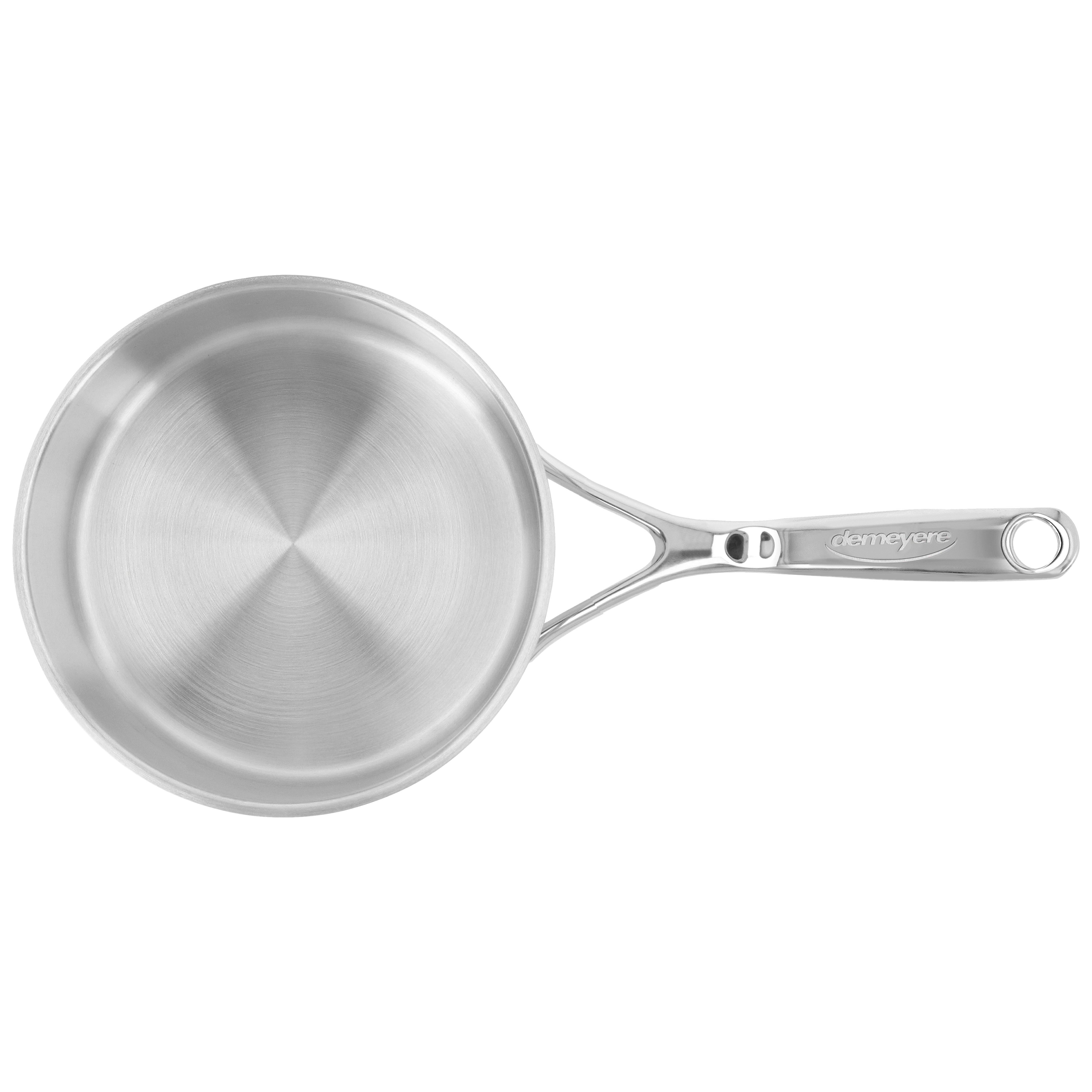 Stieltopf ohne Deckel 20 cm, 18/10 Edelstahl, Silber