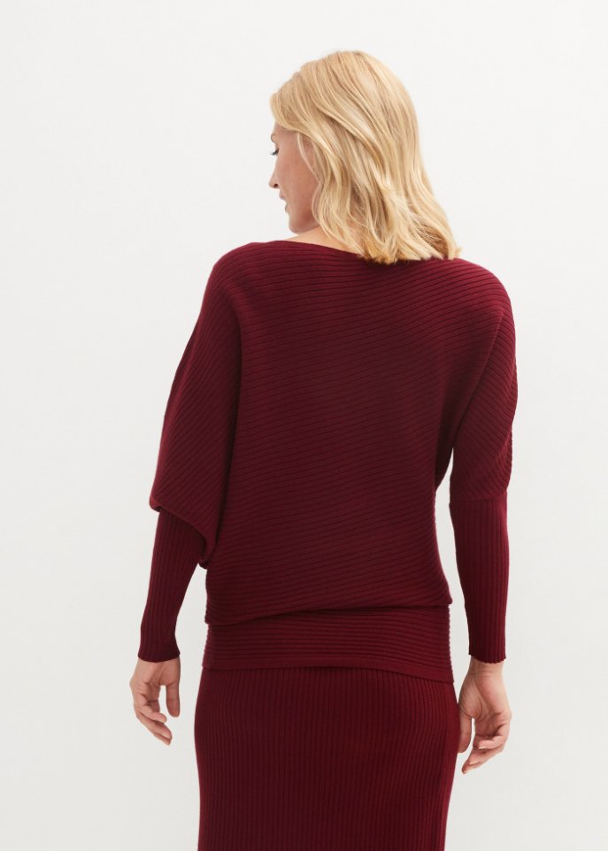 Pullover mit Carmen-Ausschnitt