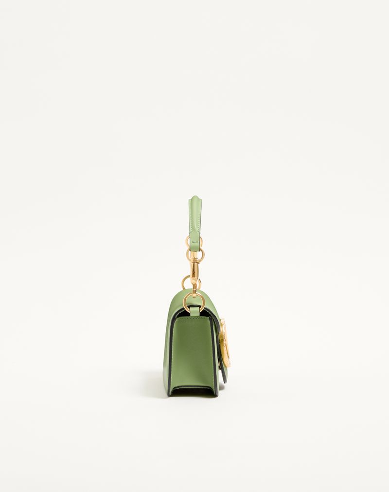 Bolsa de ombro pequena Valentino Garavani Locò com logotipo de joia