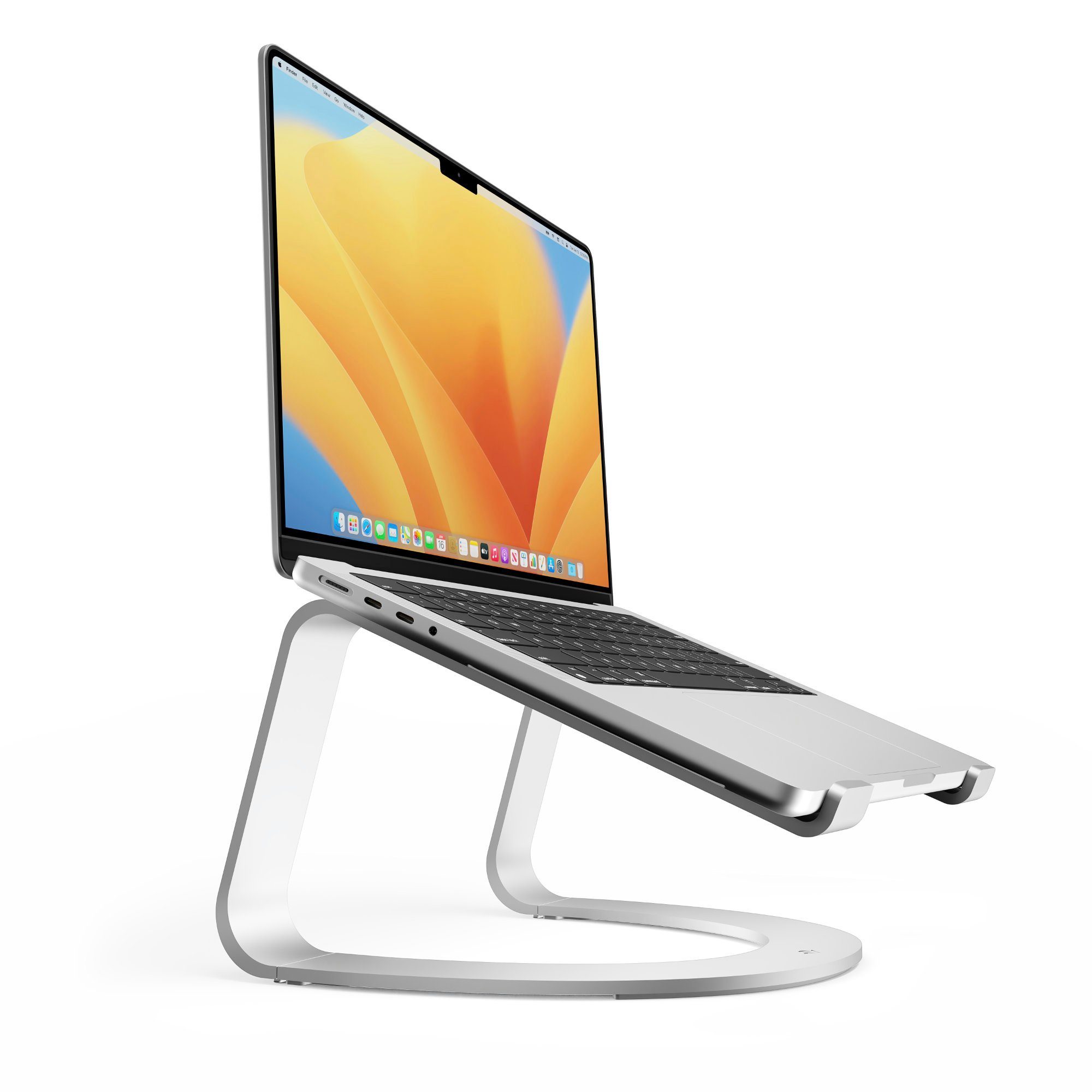 Twelve South Curve SE Aluminium Stand, Silber Laptop-Ständer, (MacBook / Notebooks von 13 bis 16 Zoll)
