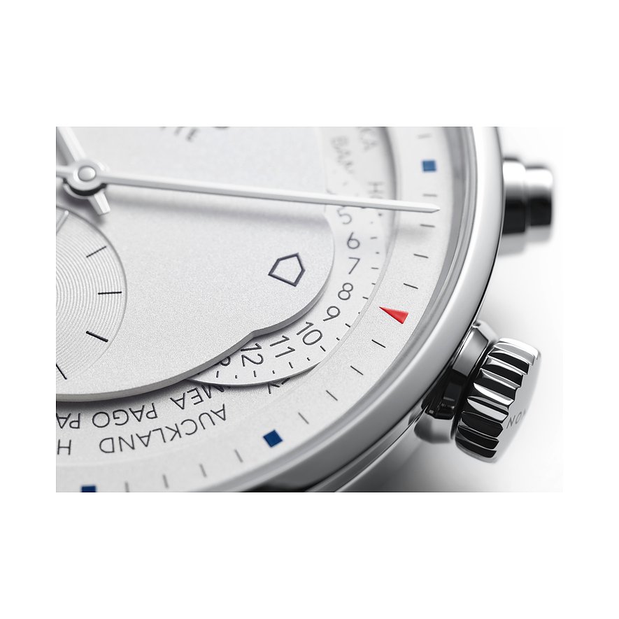 Nomos Glashütte Herrenuhr Zürich Weltzeit