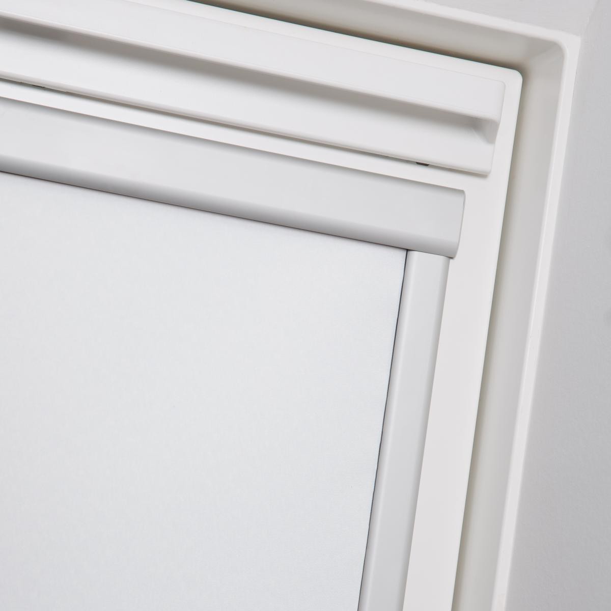 Lichtblick Dachfensterrollo Skylight, Thermo, Verdunkelung, Weiß, 49,3 cm x 100 cm (B x L)