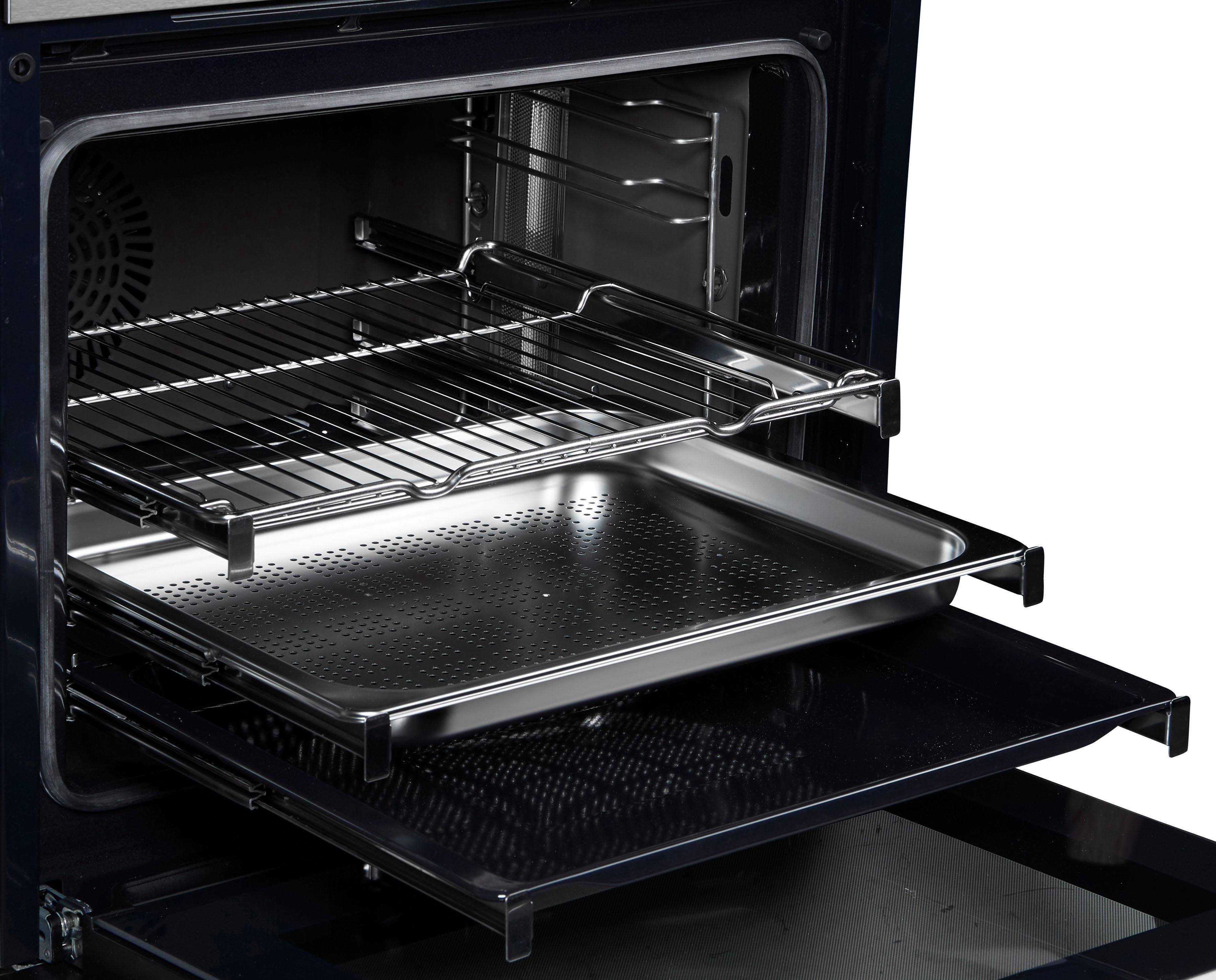 SIEMENS Dampfbackofen HS658GXS7, mit 3-fach-Teleskopauszug, ecoClean Plus