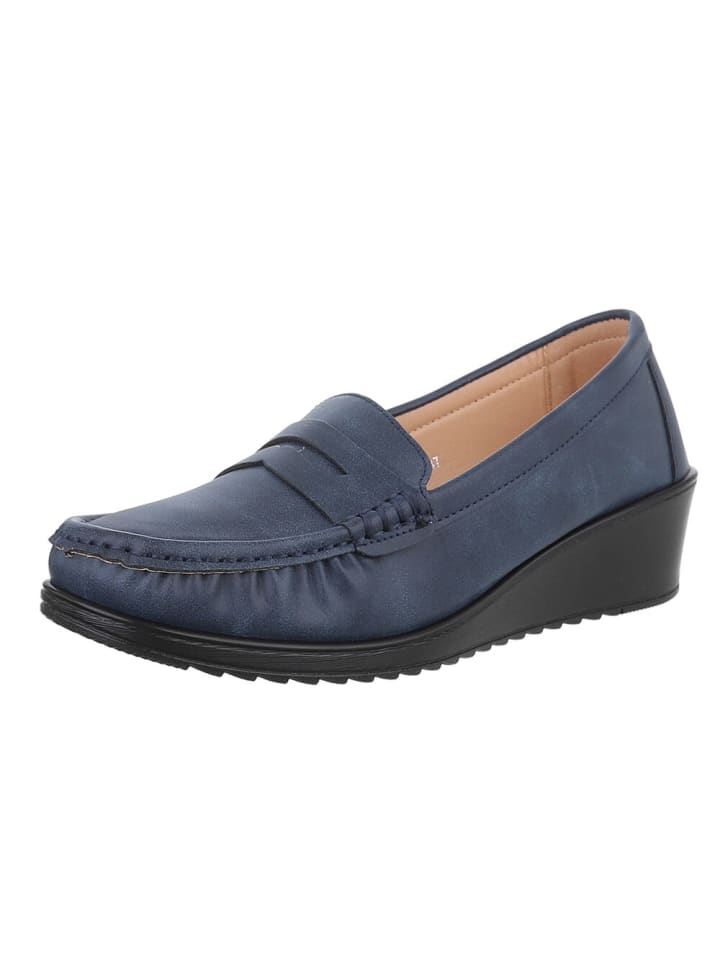 Ital-Design Halbschuh in Blau günstig kaufen