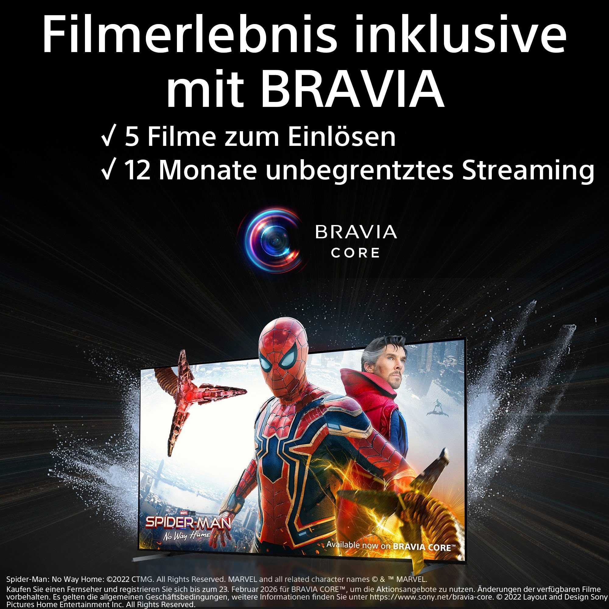 Sony KD-65X85L LED-Fernseher (164 cm/65 Zoll, 4K Ultra HD, Android TV, Google TV, Smart-TV, BRAVIA CORE, TRILUMINOS PRO, HDMI 2.1, Gaming-Menü)