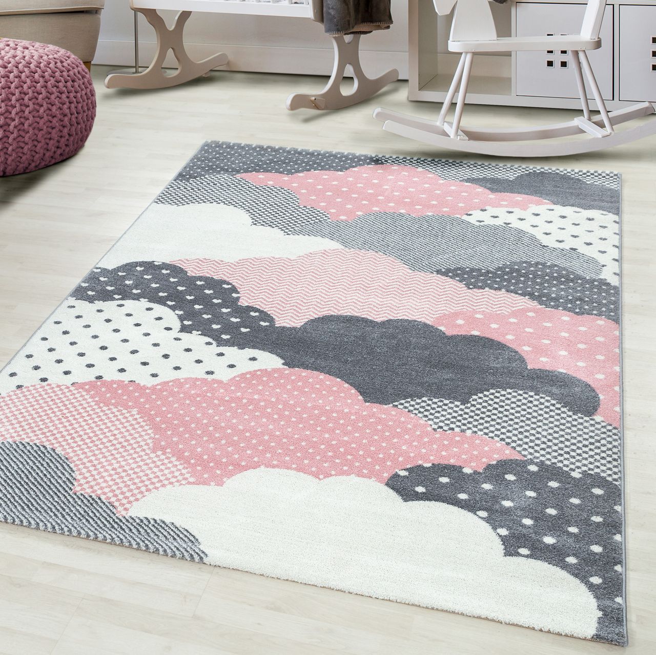 Ayyildiz Teppich, BAMBI 0820, PINK, 140 x 200 cm