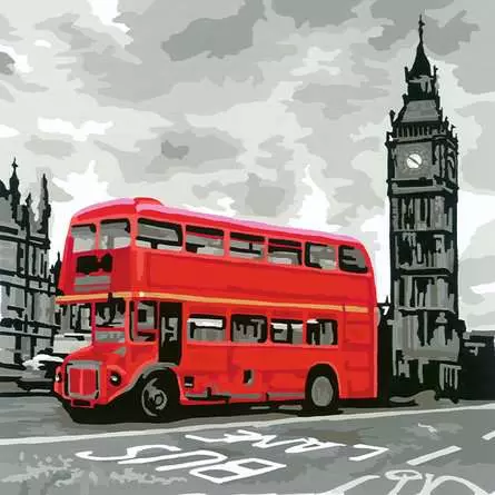 CreArt London Calling - Malen nach Zahlen für Erwachsene