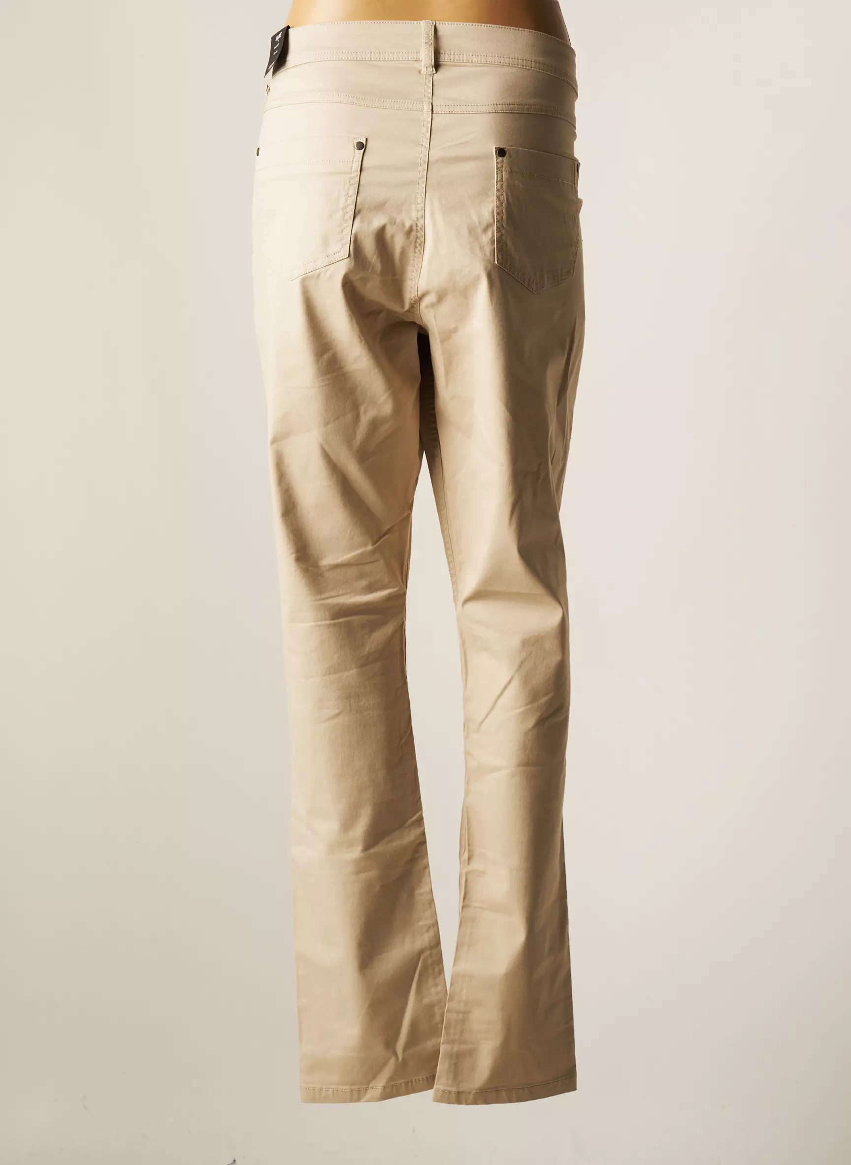Jensen Pantalons Droits Femme couleur beige