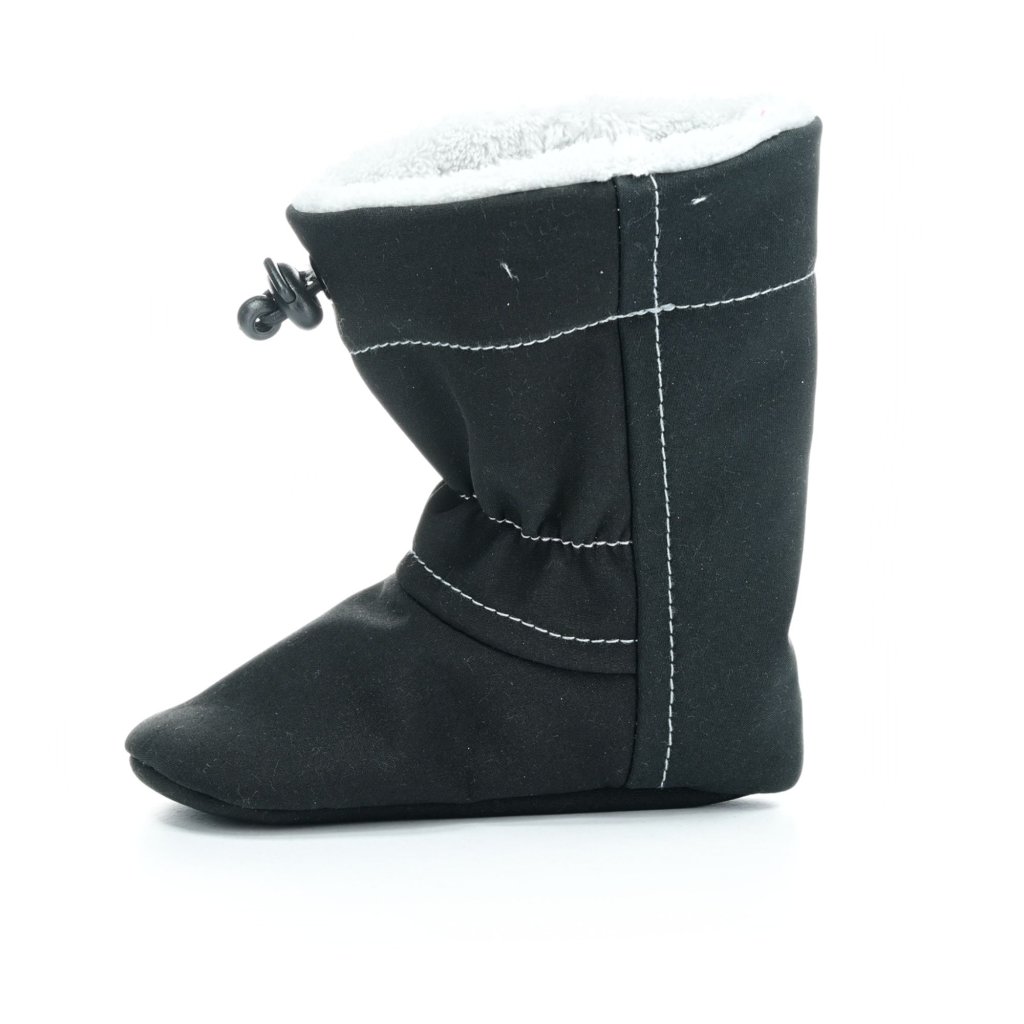 Adom Gefütterte Softshell-Schuhe schwarz mit hellem Fell