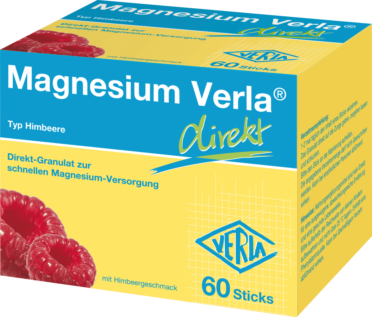 Magnesium Himbeere Direkt-Granulat, 60 St