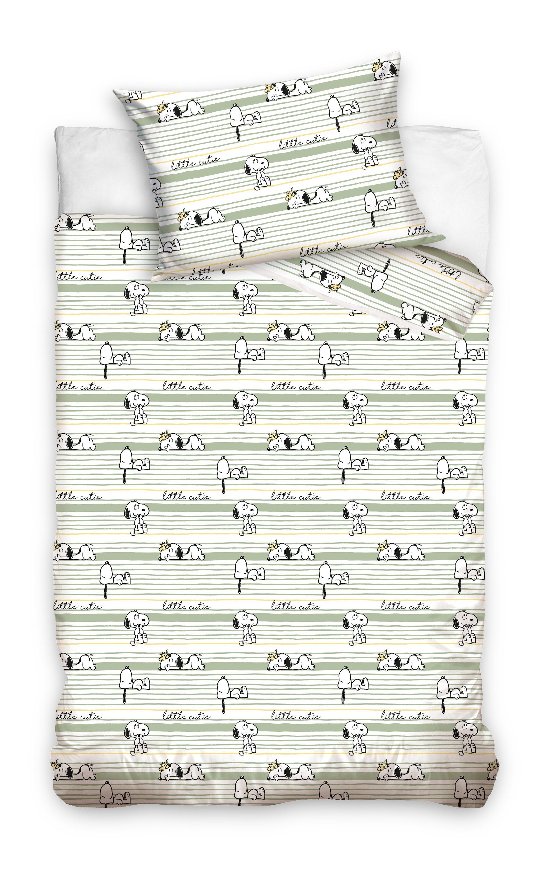 Babybettwäsche Snoopy Peanuts Babybettwäsche 100 x 135 cm, Snoopy