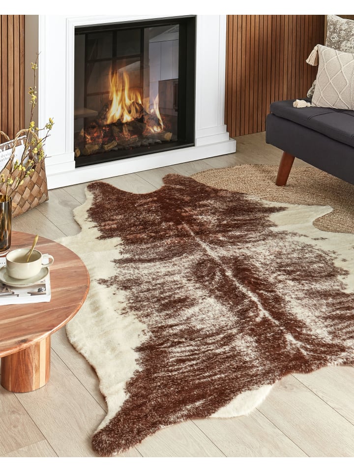 Beliani Schaffell ZEIL in Braun/Beige - (W) 150 x (L) 200 cm günstig kaufen onesize