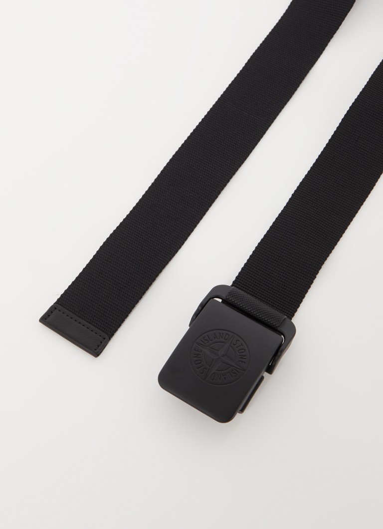 Ceinture Stone Island 94873 avec détails en cuir
