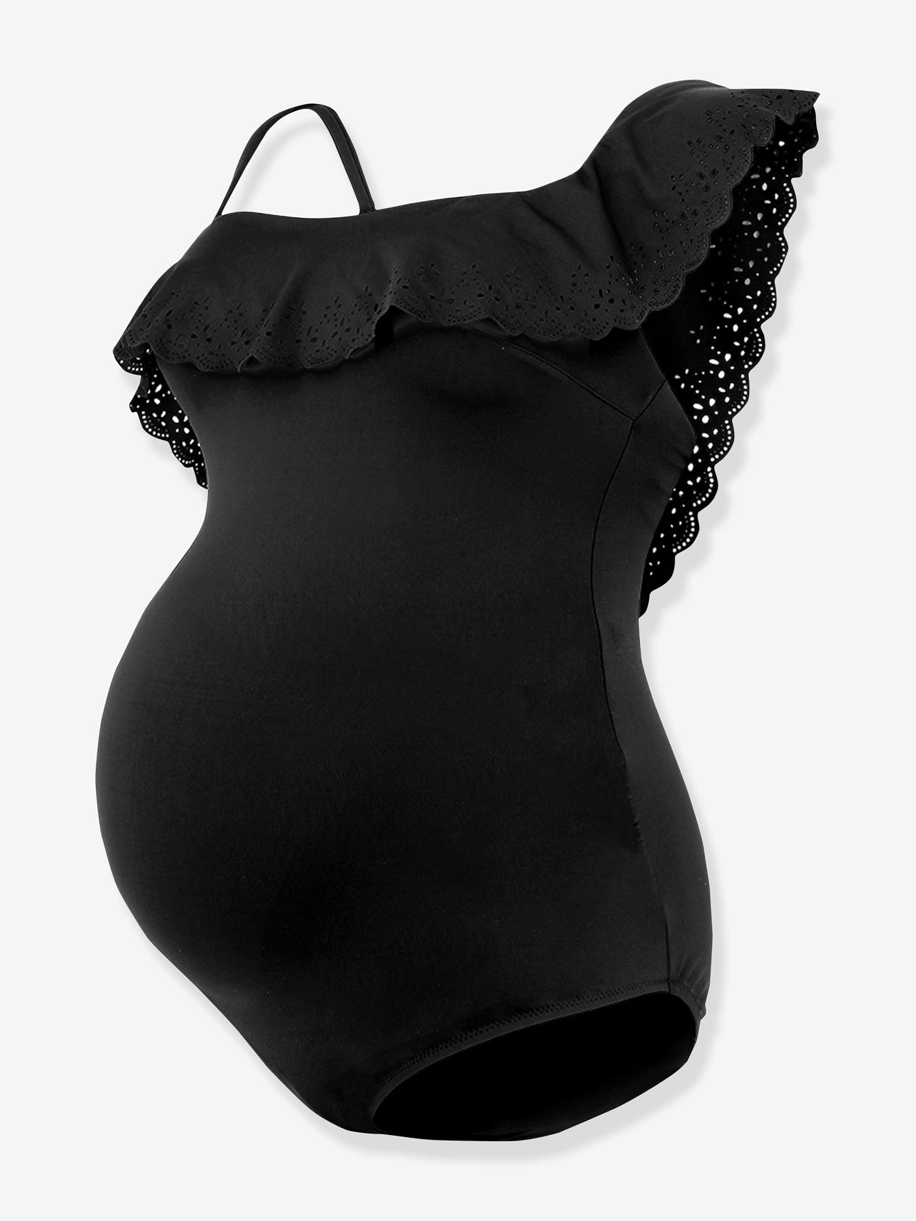 Cache Coeur Umstands-Badeanzug mit Pads BLOOM CACHE COEUR Oeko-Tex - schwarz