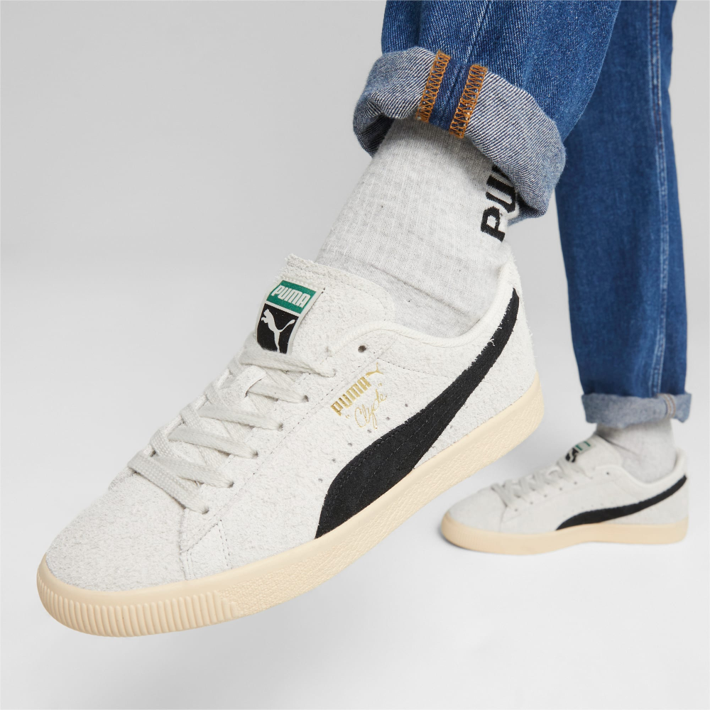 PUMA Clyde Hairy Suede 393115-01 / grau