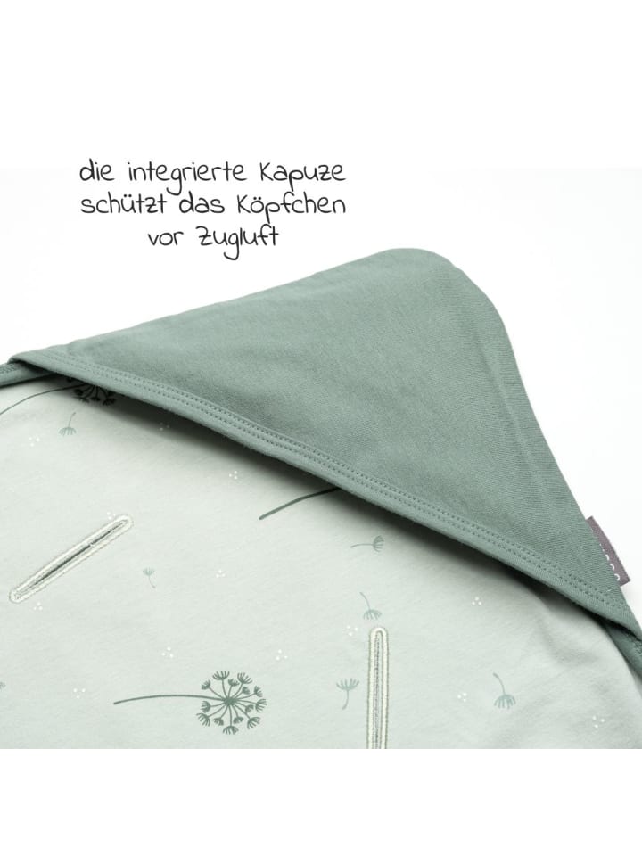 Zamboo Einschlagdecke / leichte Kuscheldecke für Babyschalen in gruen günstig kaufen onesize
