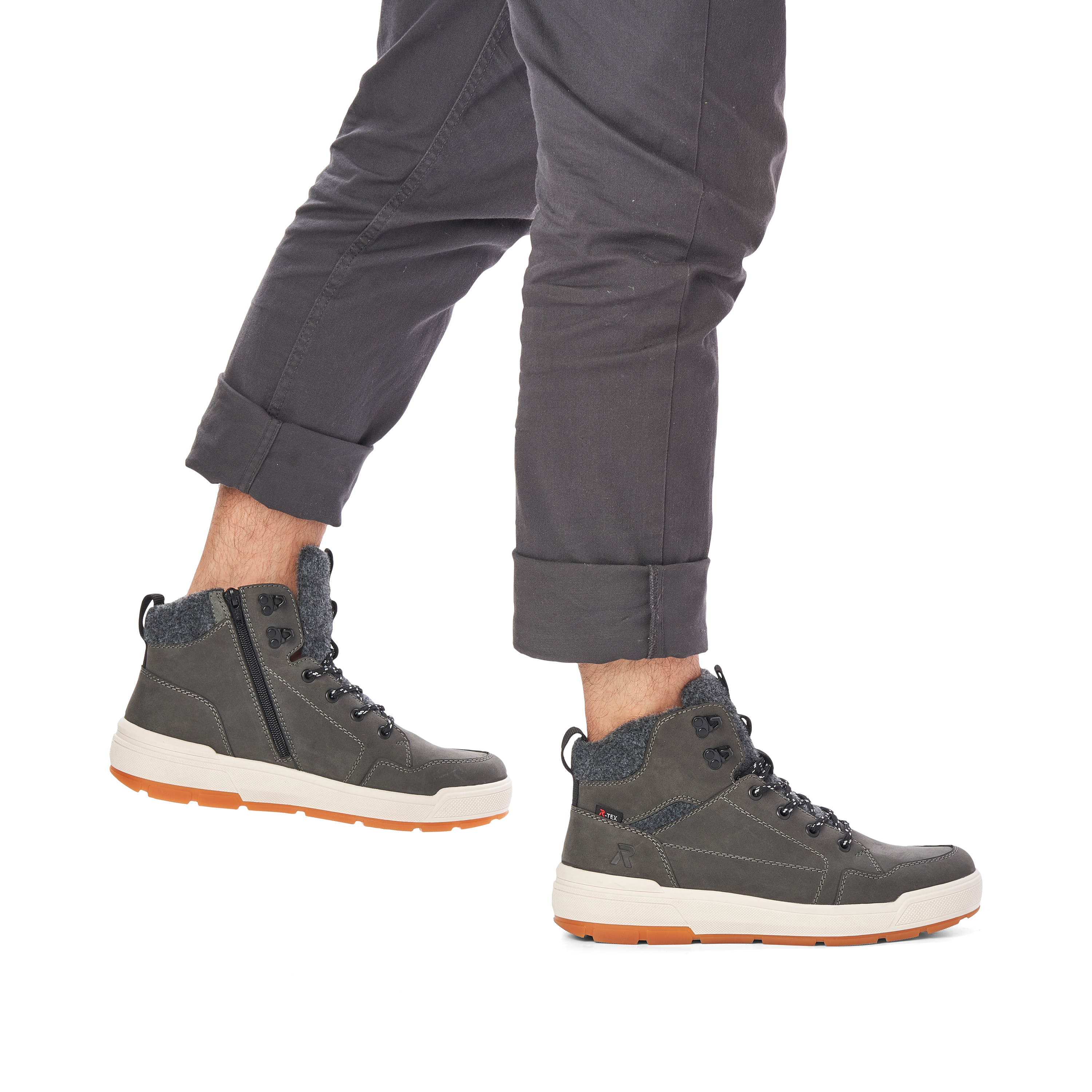 Rieker Herren Sneaker High graphite