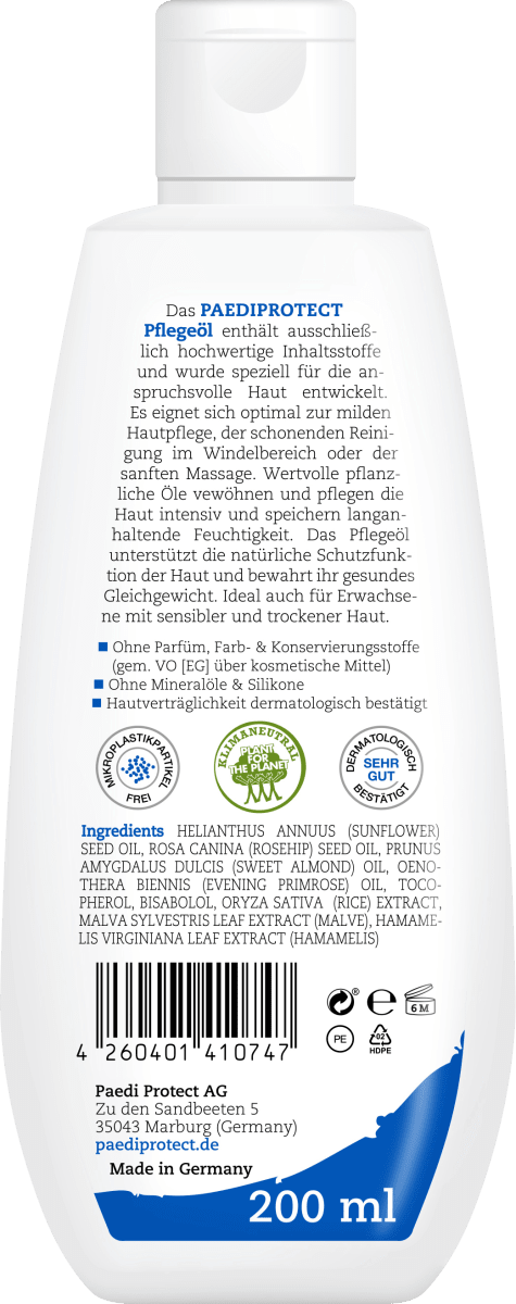Baby & Kinder Pflegeöl, 200 ml
