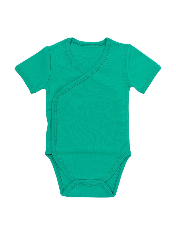 Schlummersack Bio Baby-Wickelbodys kurzarm 2er-Pack in Grün günstig kaufen