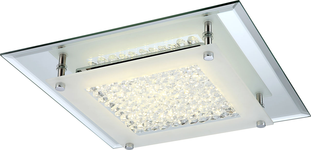 Globo Lighting - LIANA - Deckenleuchte Metall verchromt, LED